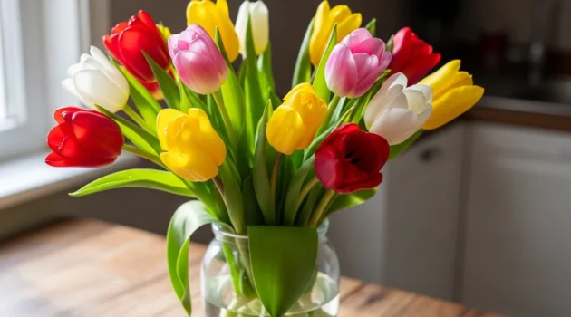 How to Decorate a Kitchen for Spring With Fresh Blooms