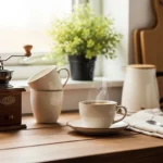How to Decorate a Rustic Coffee Station With Warm Style