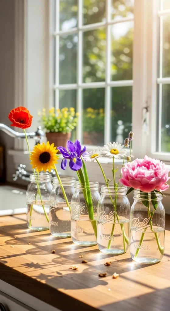 Keep It Simple with Flower Stems in Water