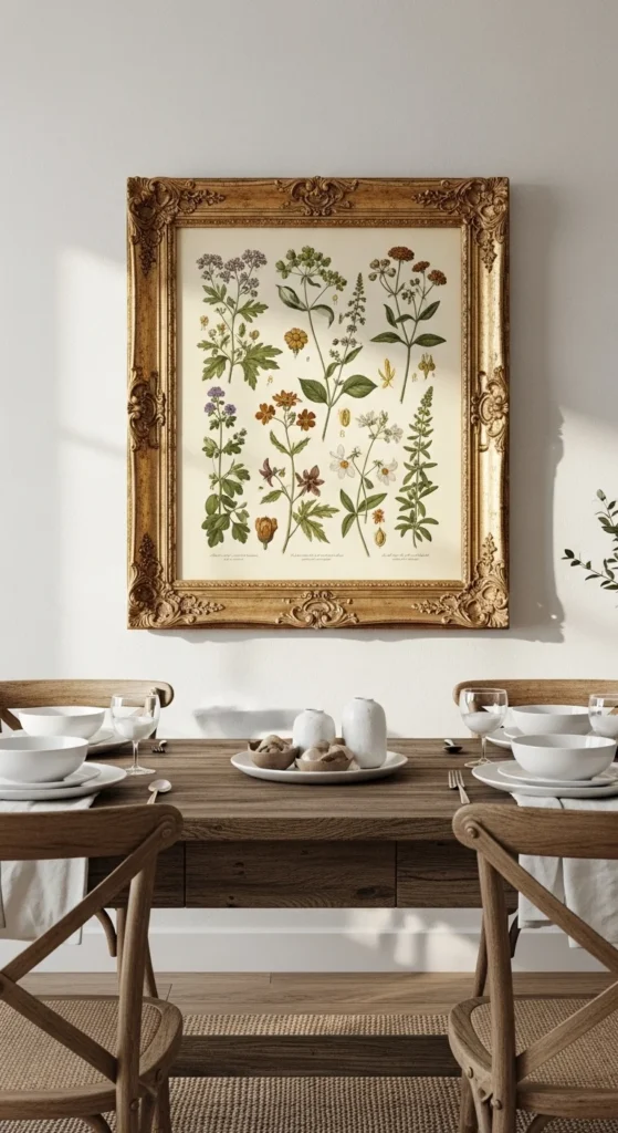 Opt for Floral-Themed Artwork