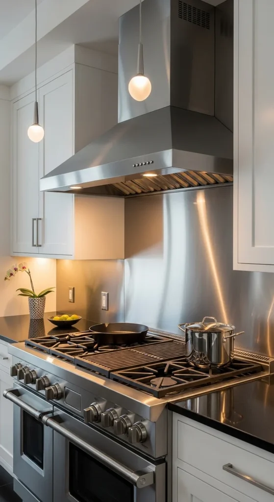 Stainless Steel Backsplashes: A Subtle Yet Bold Choice