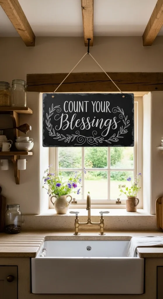 Step 6: Hang and Display Your Chalk Sign