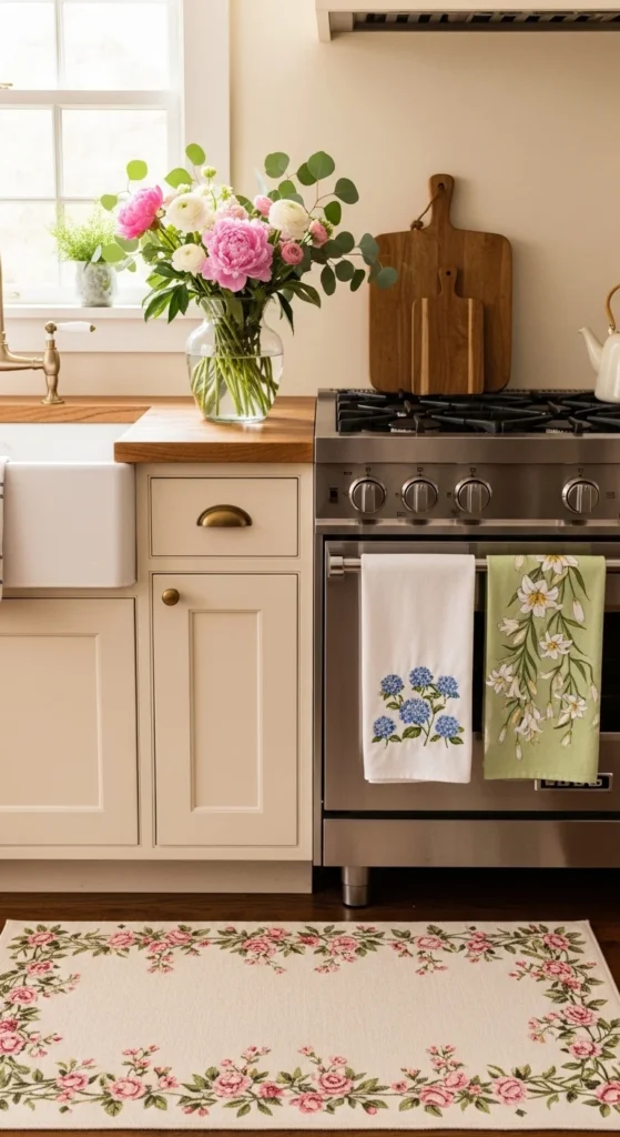 Use Floral Accents Sparingly