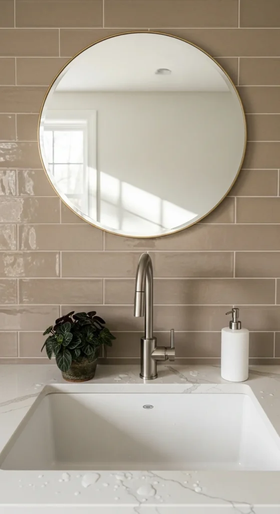 Use a Statement Mirror or Artwork