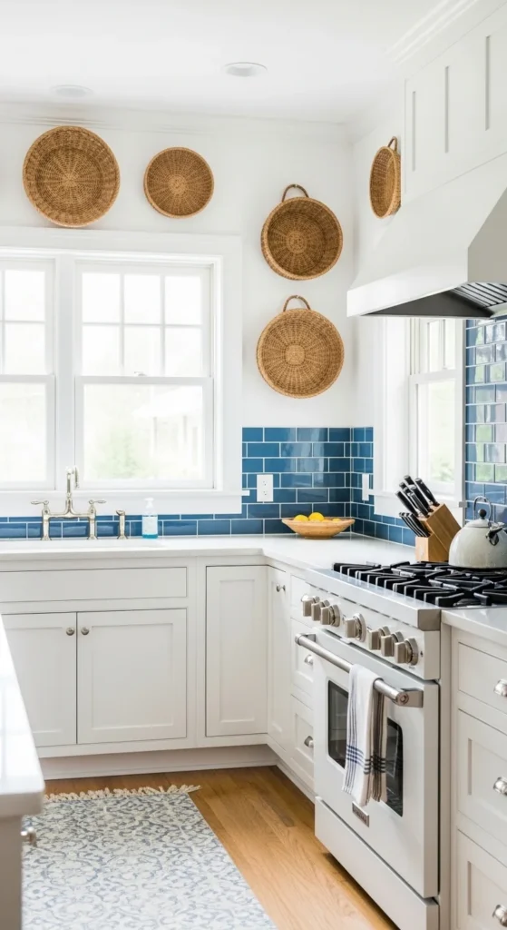 how to decorate a beach-theme kitchen