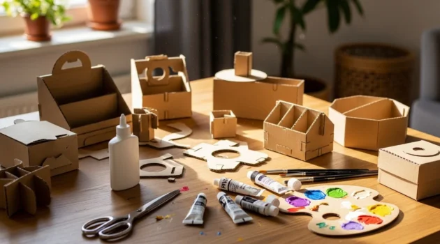 27 Easy Cardboard Crafts for Simple and Fun Home Projects