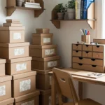29 Practical Cardboard Storage Crafts for Organized Small Spaces