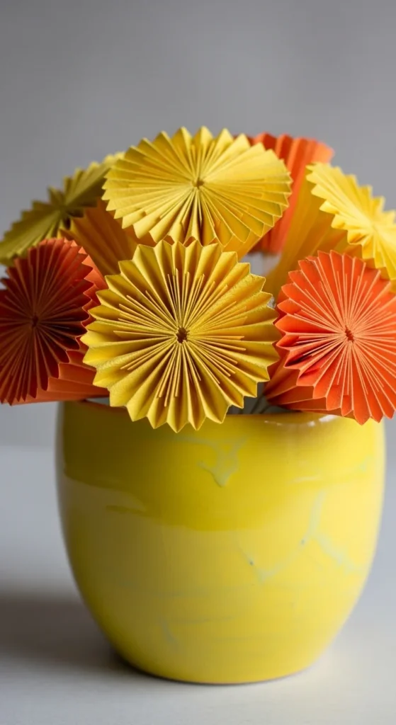 Accordion Fold Flowers