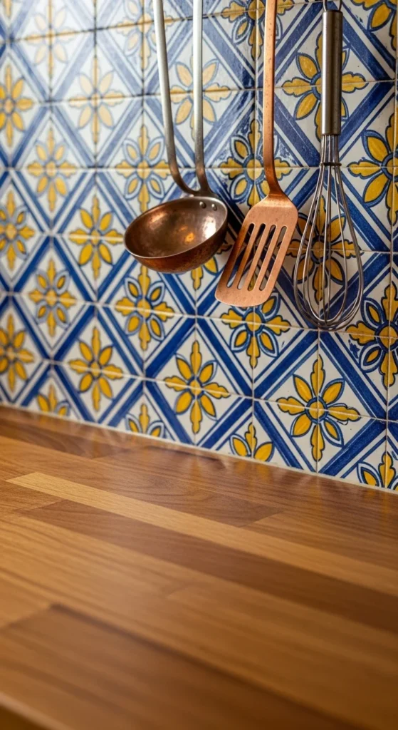 Add Vibrant Mediterranean Tiles