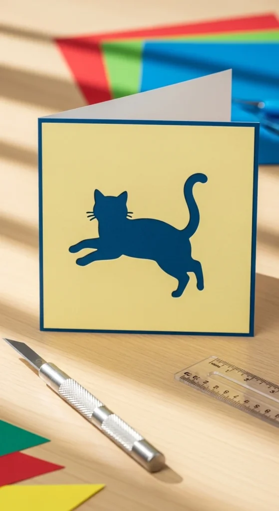 Animal Silhouette Card