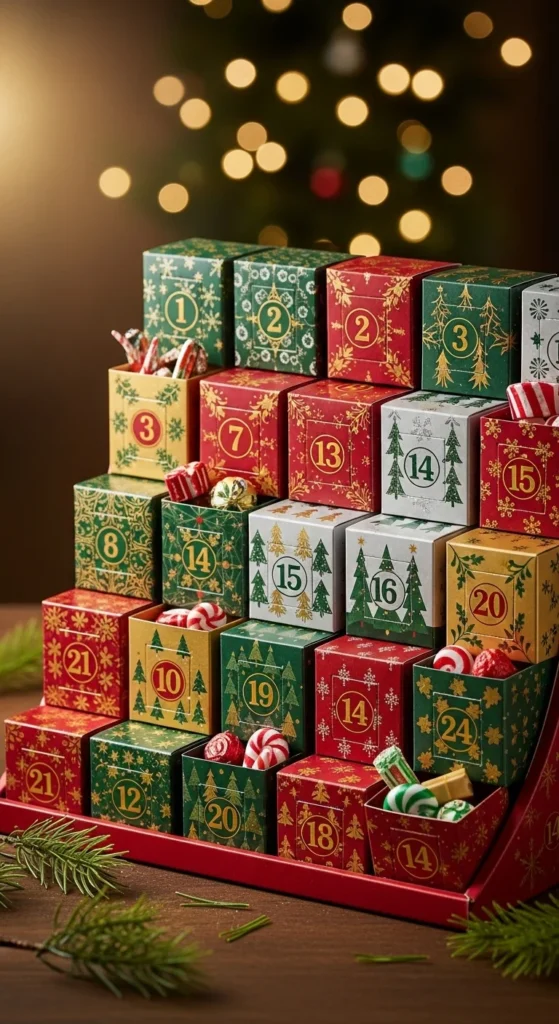 Cardboard Advent Calendar