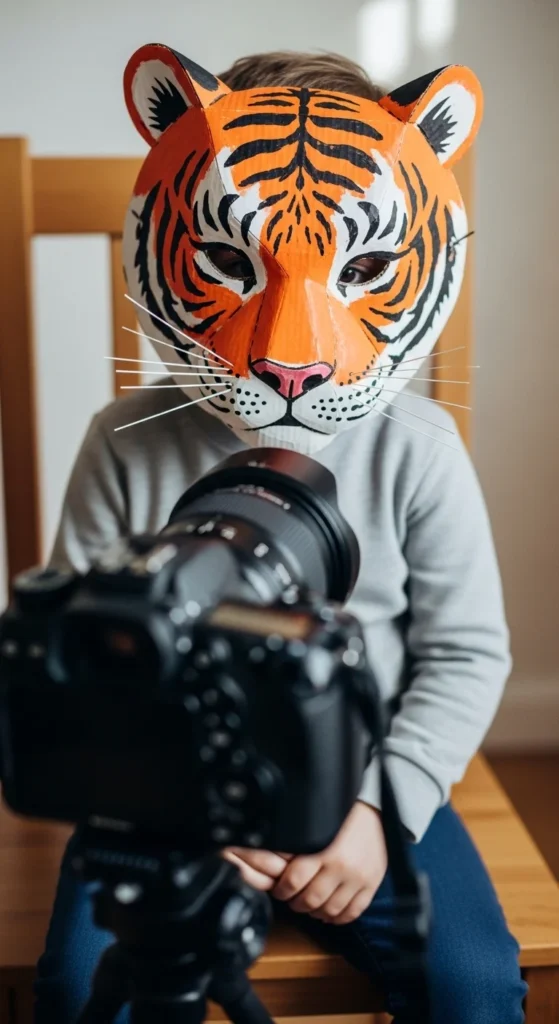 Cardboard Animal Masks
