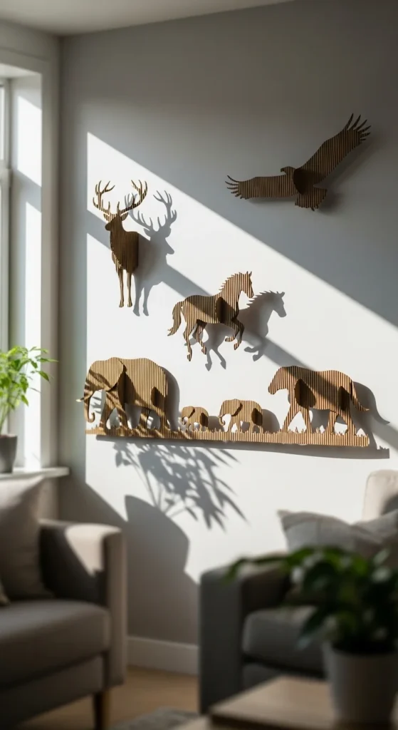 Cardboard Animal Silhouettes
