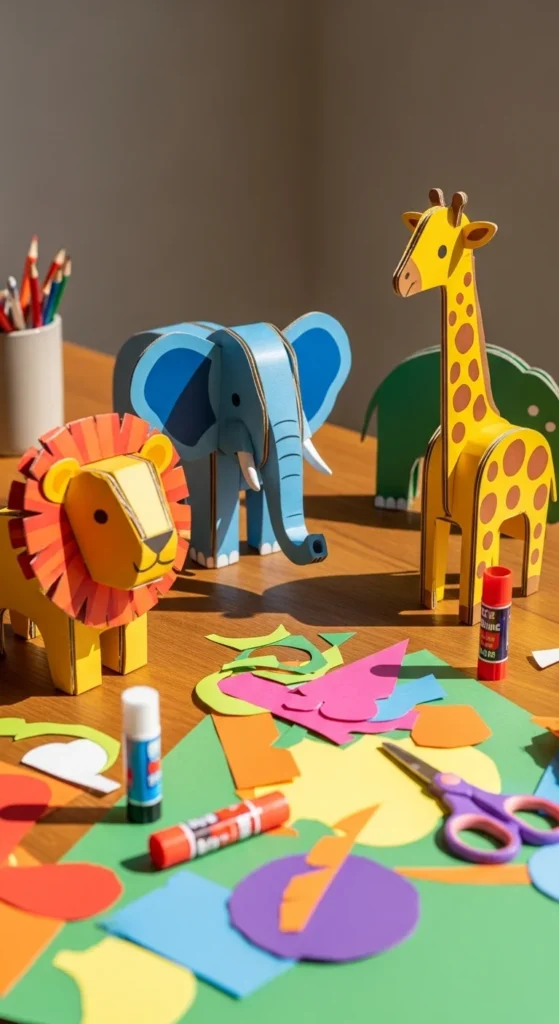 Cardboard Animals