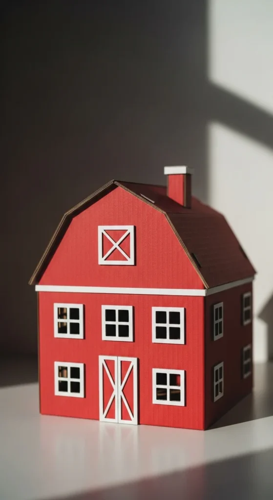 Cardboard Barn House