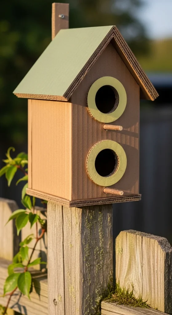 Cardboard Birdhouse