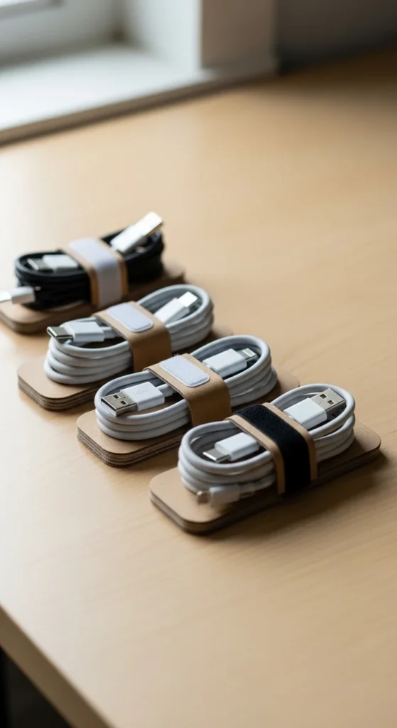 Cardboard Cable Organizer