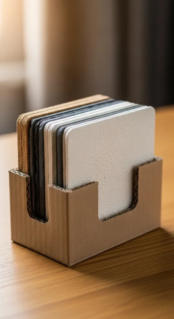 Cardboard Coaster Holder