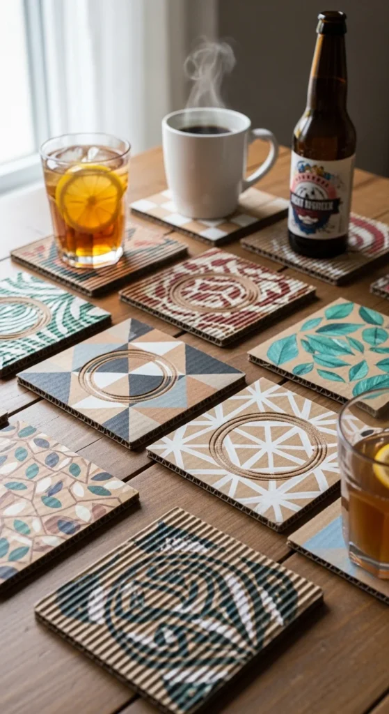Cardboard Coasters