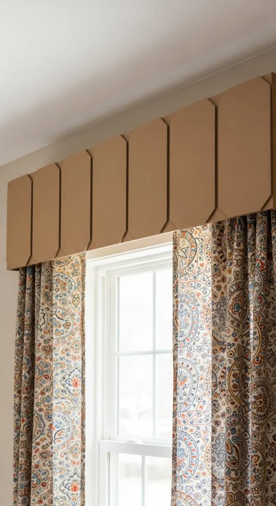 Cardboard Curtain Valance