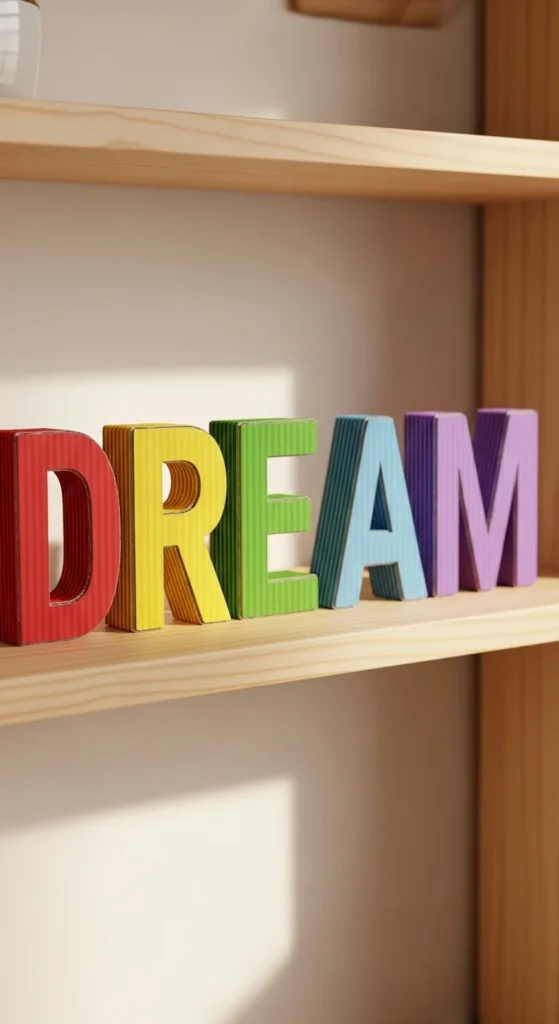 Cardboard Decorative Letters