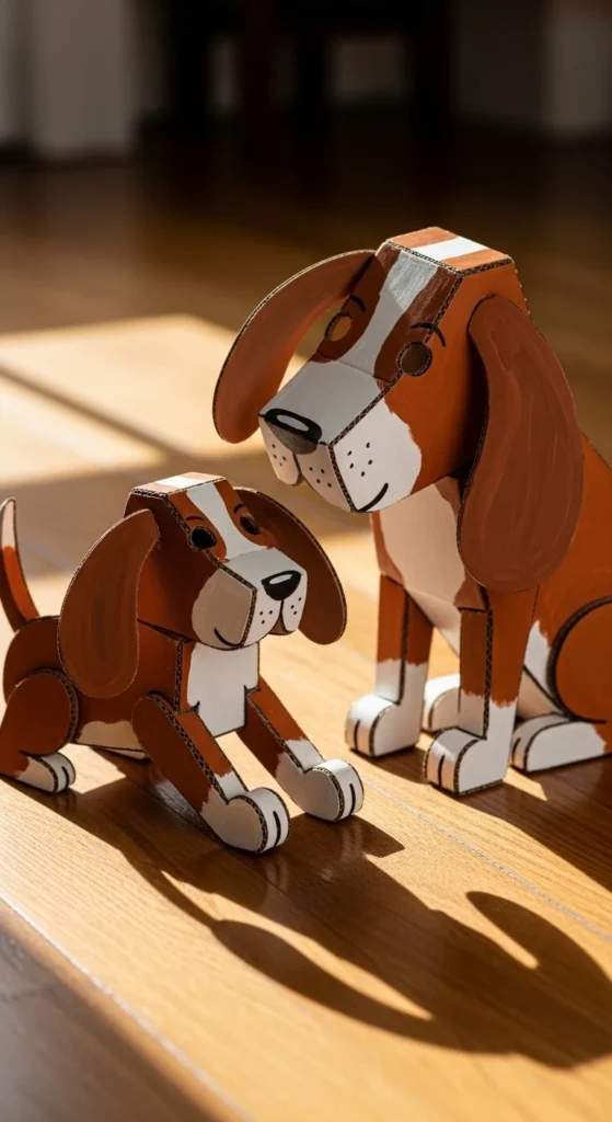 Cardboard Dog Friends