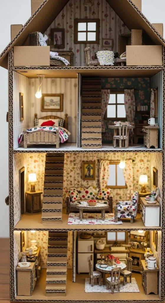 Cardboard Dollhouse