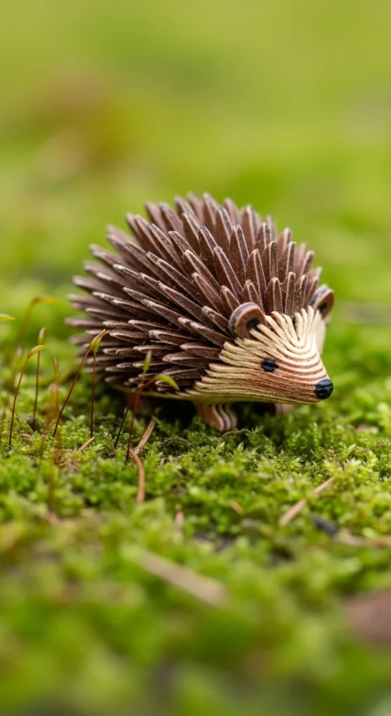 Cardboard Hedgehog