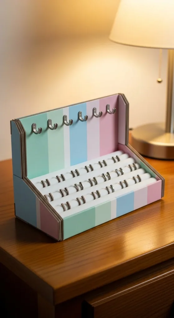 Cardboard Jewelry Holder
