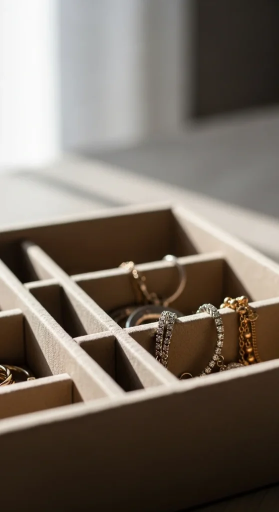 Cardboard Jewelry Organizer
