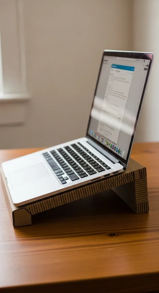 Cardboard Laptop Stand