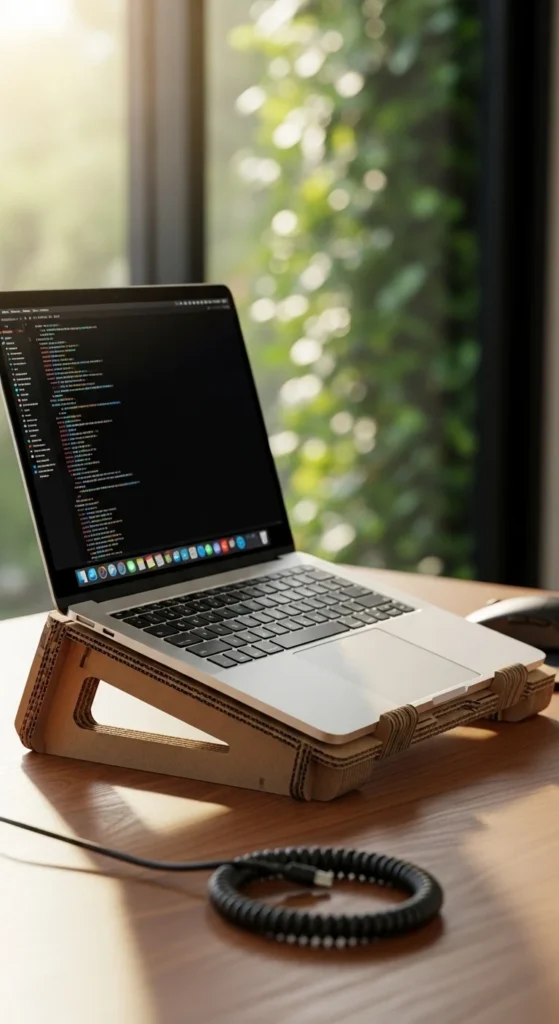 Cardboard Laptop Stand