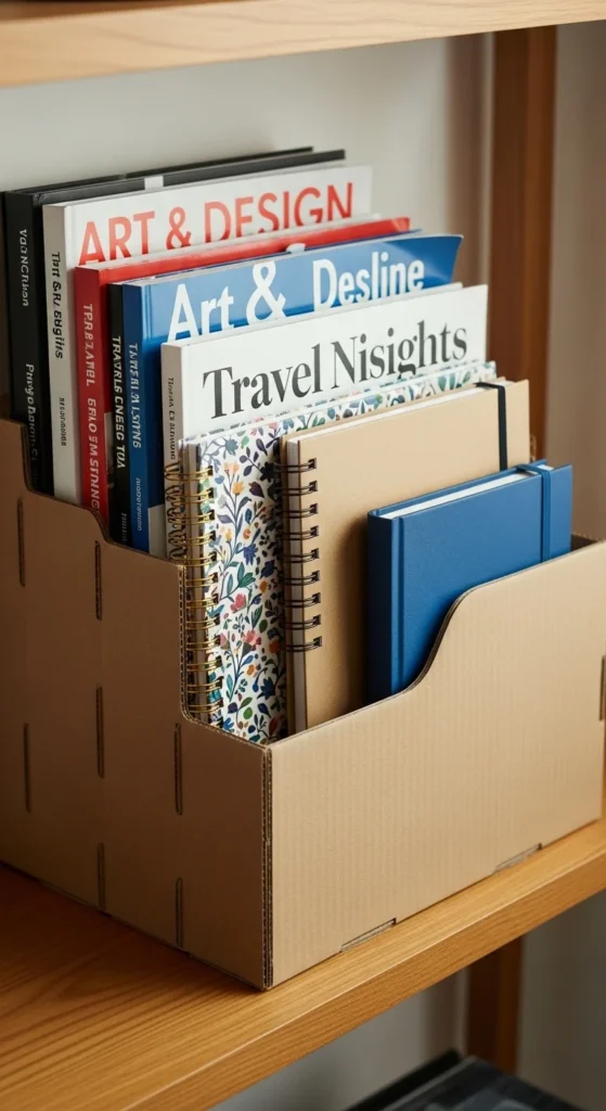 Cardboard Magazine Holder
