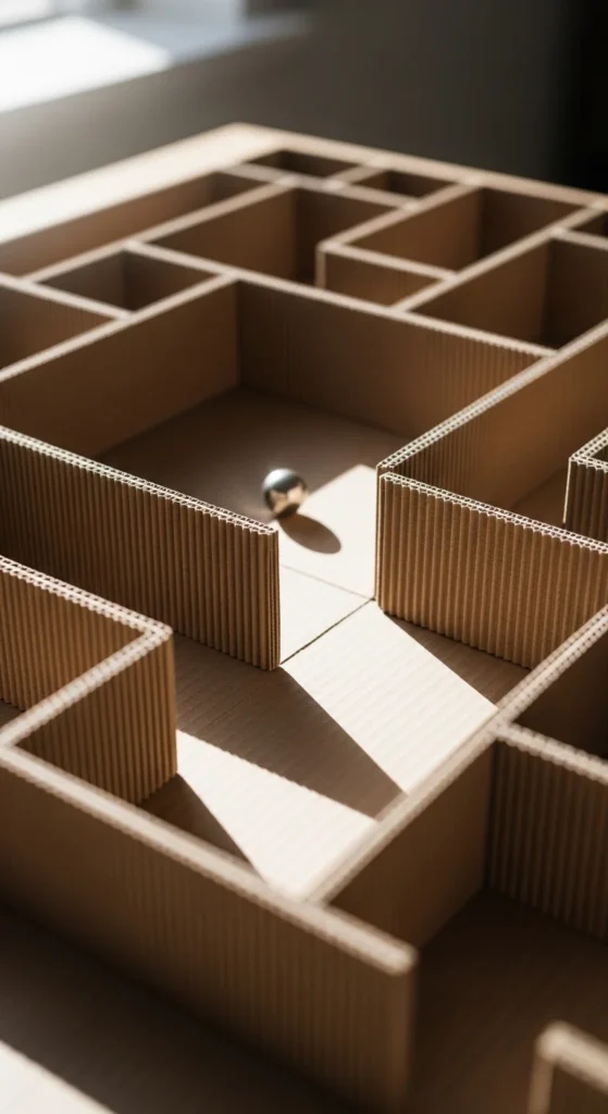 Cardboard Maze