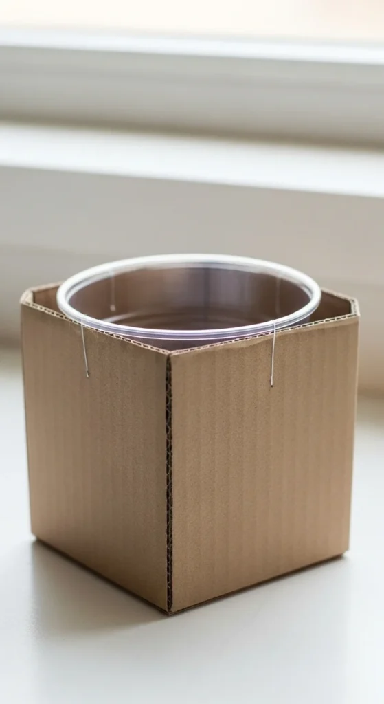 Cardboard Plant Pot Holder