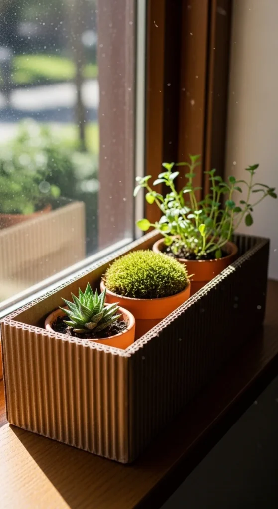 Cardboard Planter Box