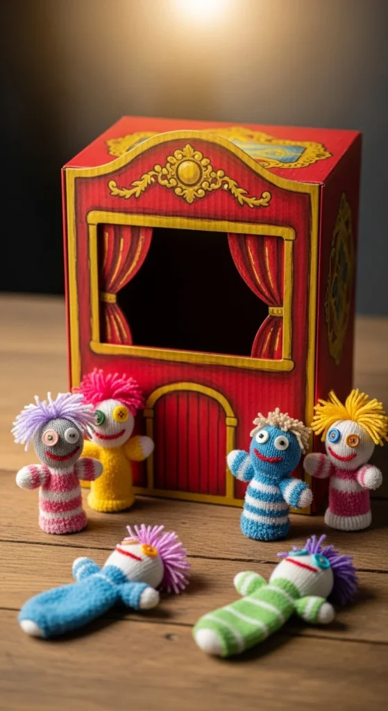 Cardboard Puppet Theater