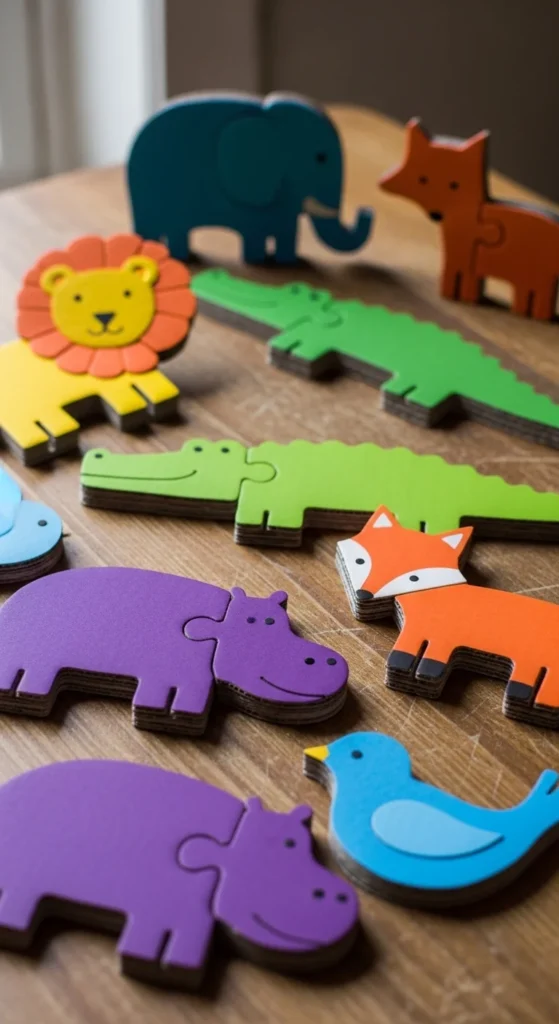 Cardboard Puzzle for Kids