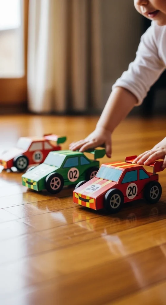 Cardboard Race Cars