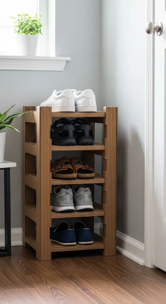 Cardboard Shoe Rack