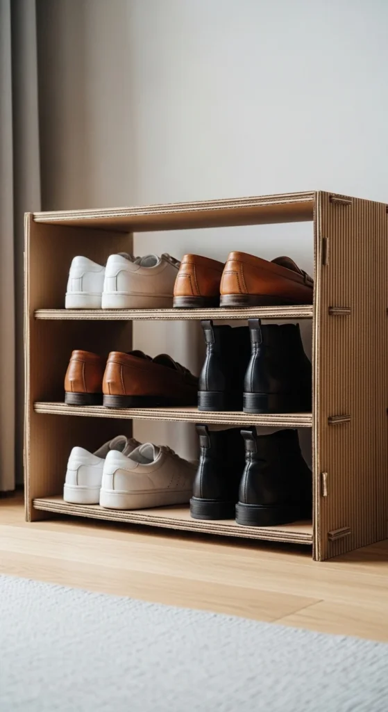Cardboard Shoe Rack (Lightweight)