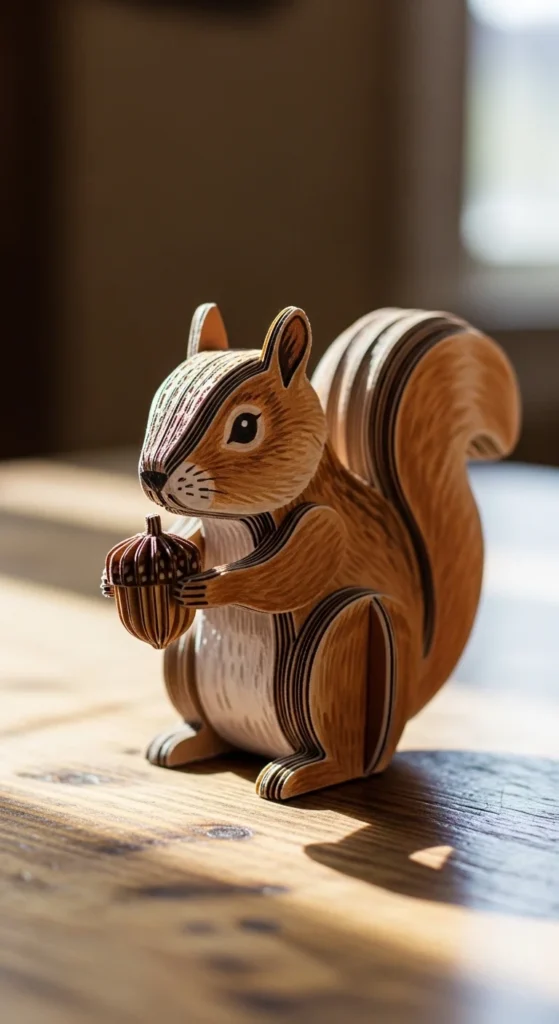 Cardboard Squirrel