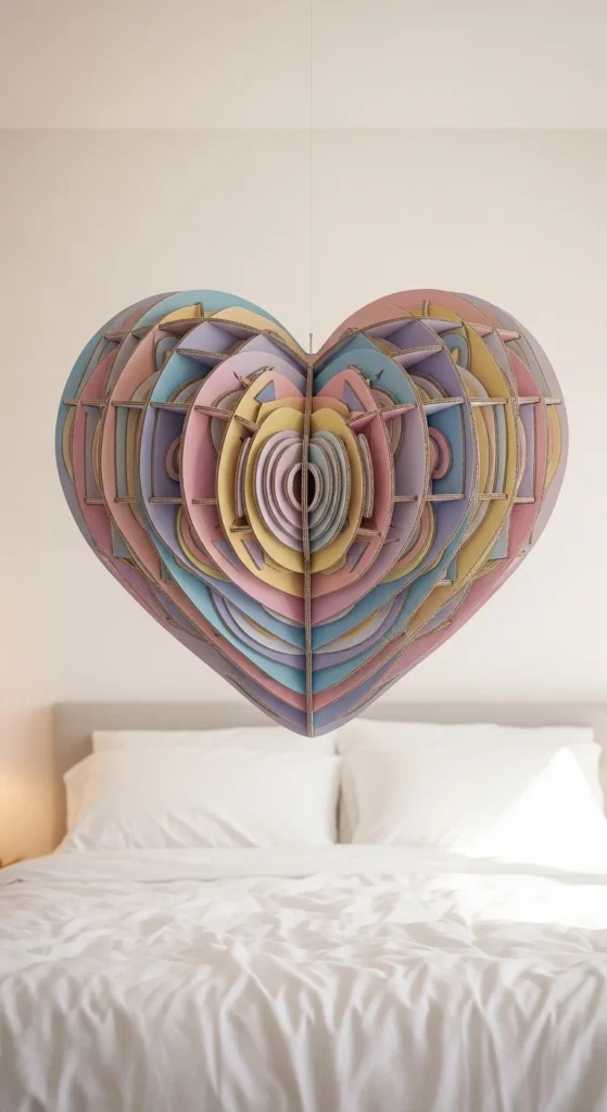 Cardboard Wall Heart