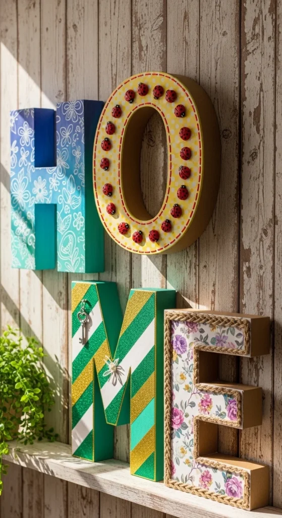 Cardboard Wall Letters