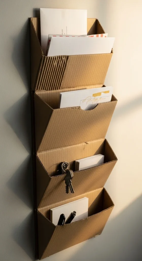 Cardboard Wall Pocket Organizer