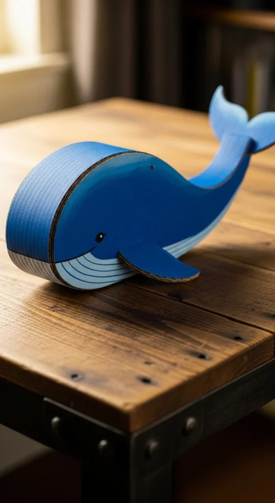 Cardboard Whale