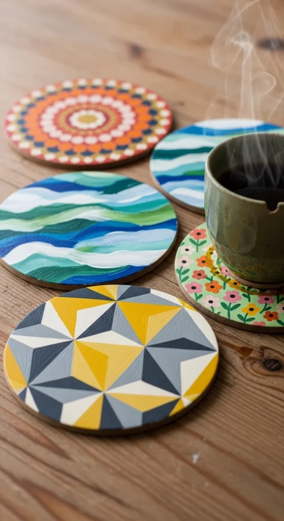 DIY Cardboard Coasters