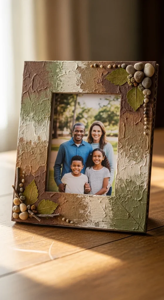 DIY Cardboard Photo Frame