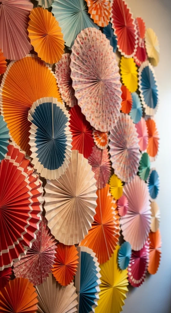 Folded Paper Fans