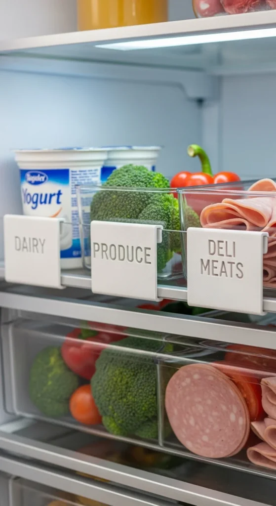 Fridge Shelf Labels
